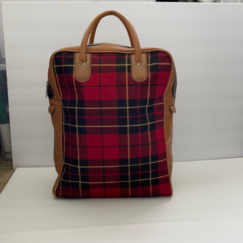 Vintage Gingham Plaid Bag - Picture 2 of 10